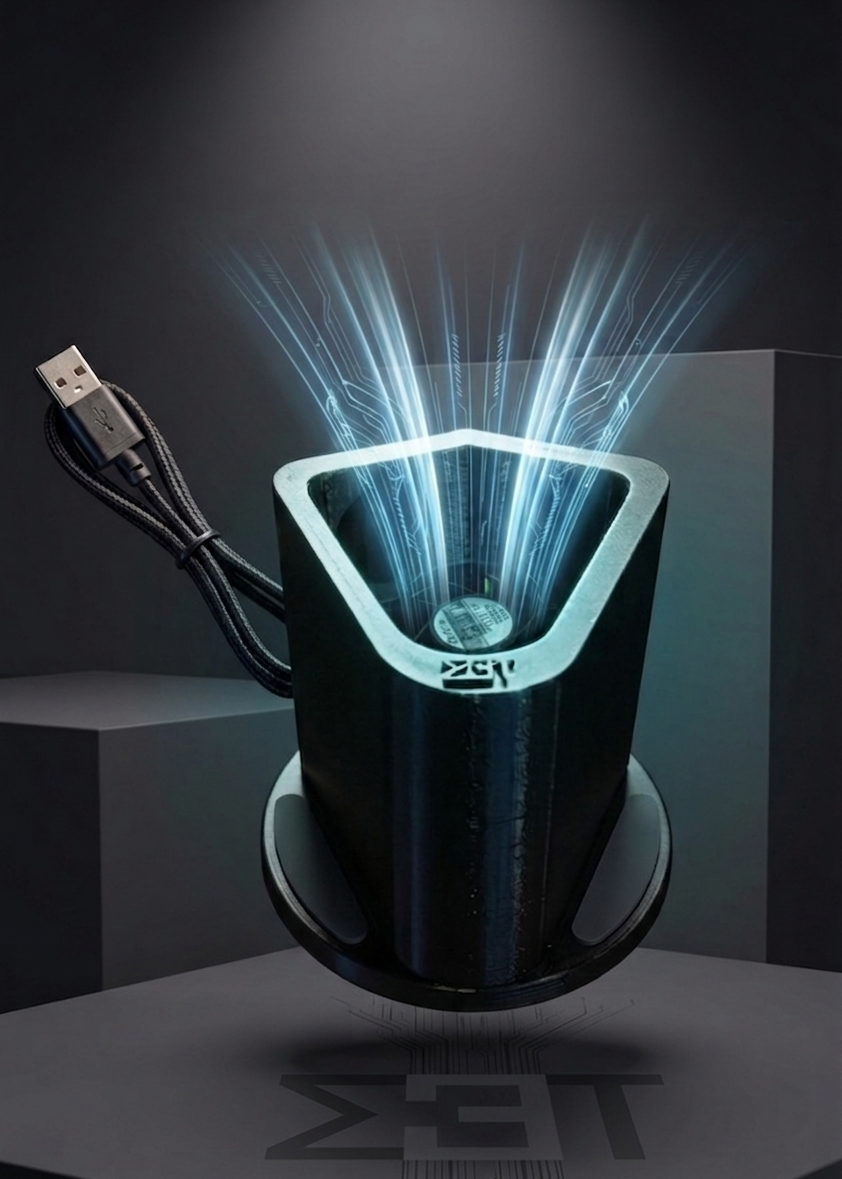 Sax Fan USB 隨插即用示意圖